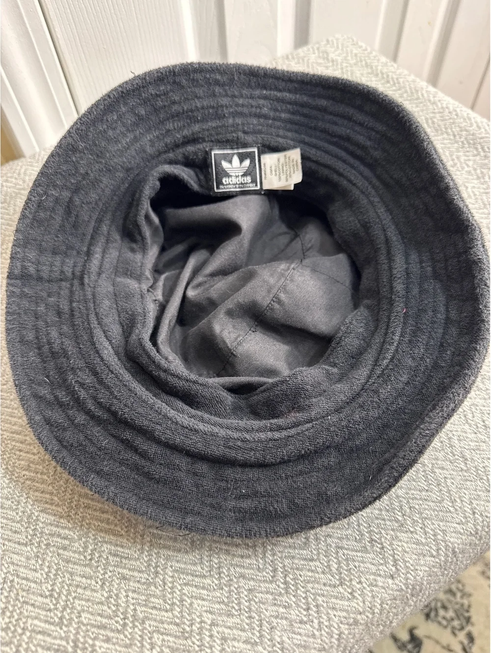 Adidas Black Bucket Hat with Logo
